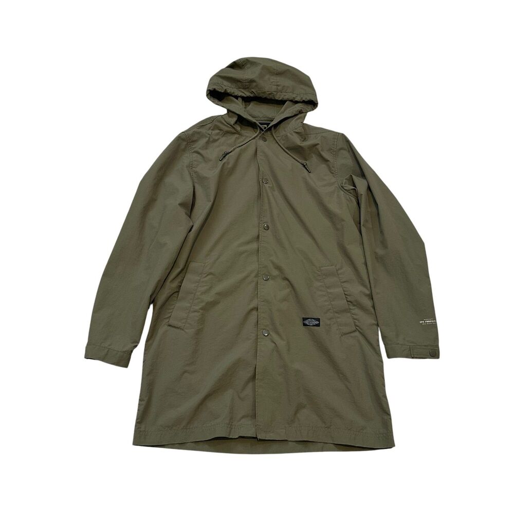 CPO Provisions Shipmen Supply Utility Rain Hooded Trench Jacket Size M